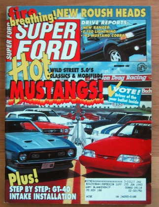 SUPER FORD 1992 NOV - NEW COBRA & LIGHTNING